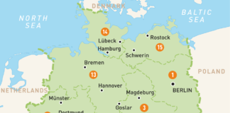 cartina germania